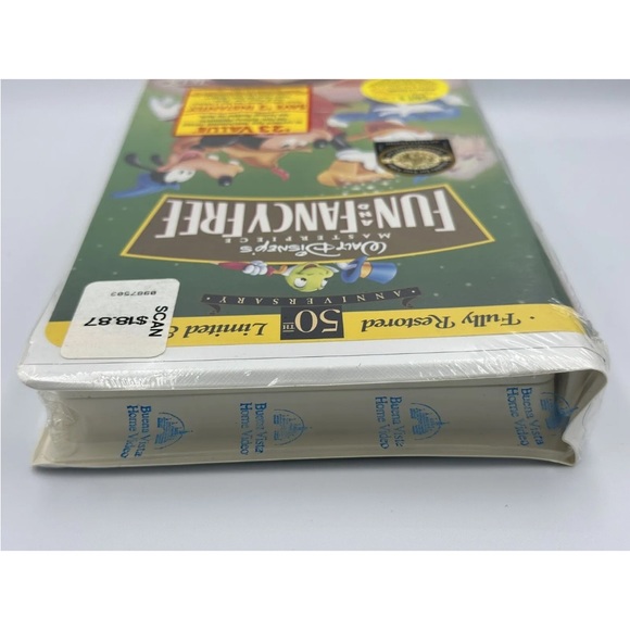 VHS: SEALED Walt Disney's Masterpiece "Fun and Fancy Free" 50th Anniversary - Picture 6 of 6